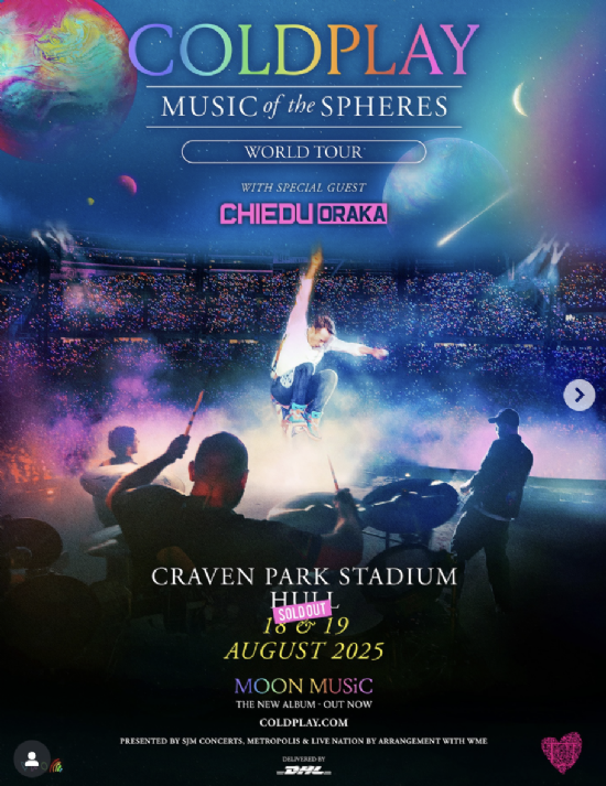 Former student is a "Sky full of Stars"